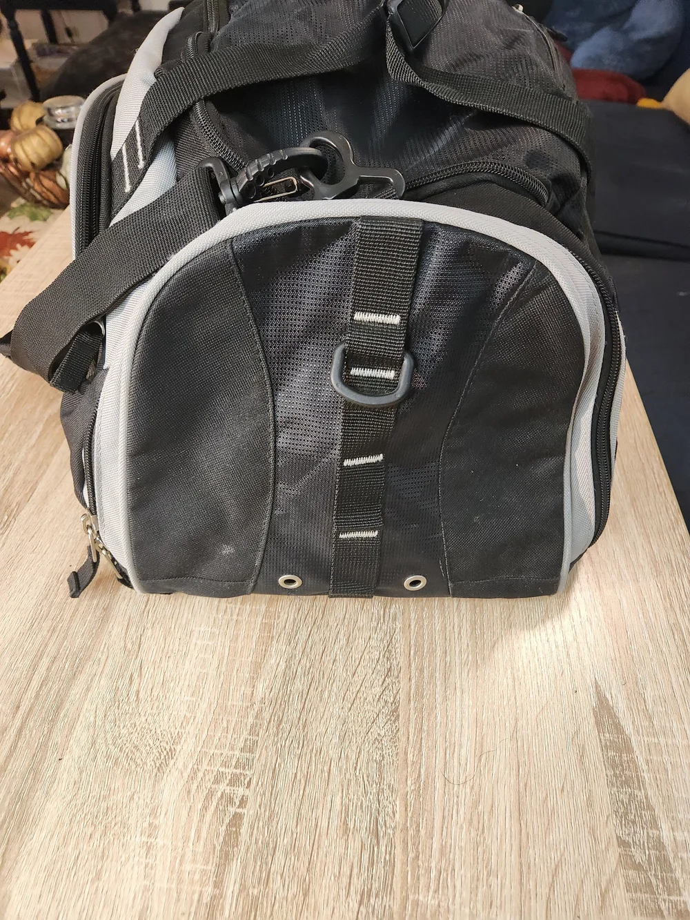 OGIO Men's Black and Gray Duffle Bag
